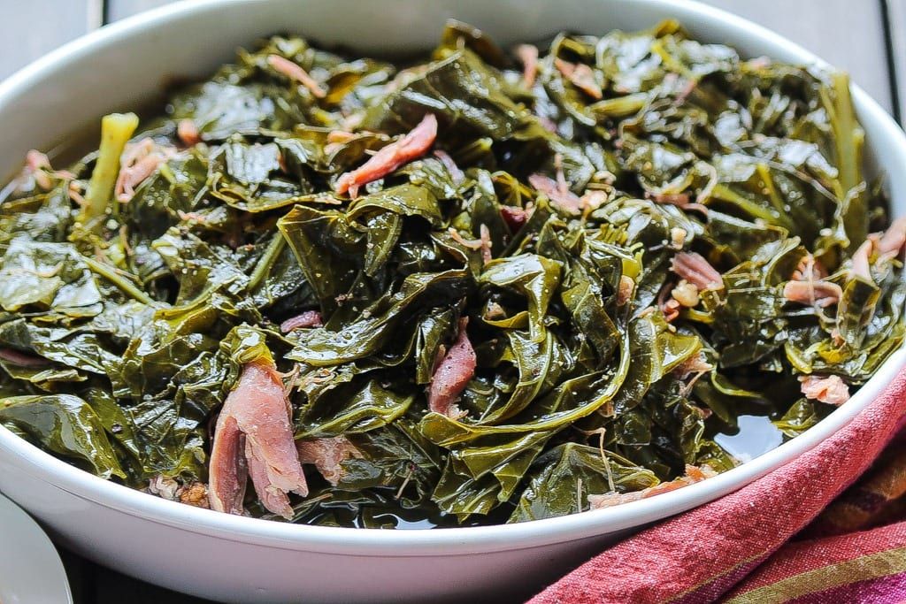 Collard greens w/ smoked turkey