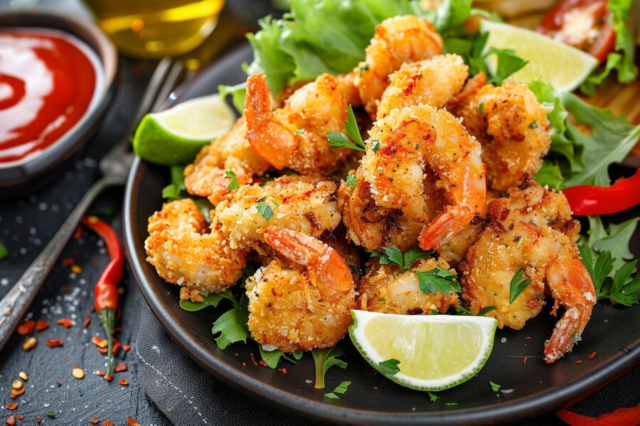 Fish & shrimp combo